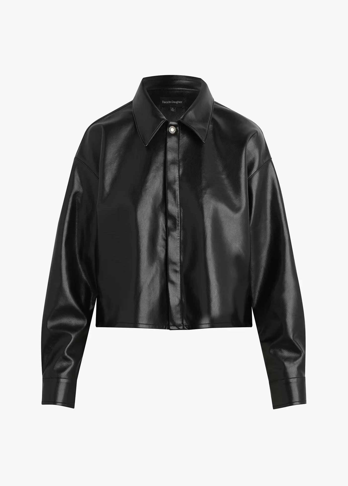 Black Brady Crop Shirt