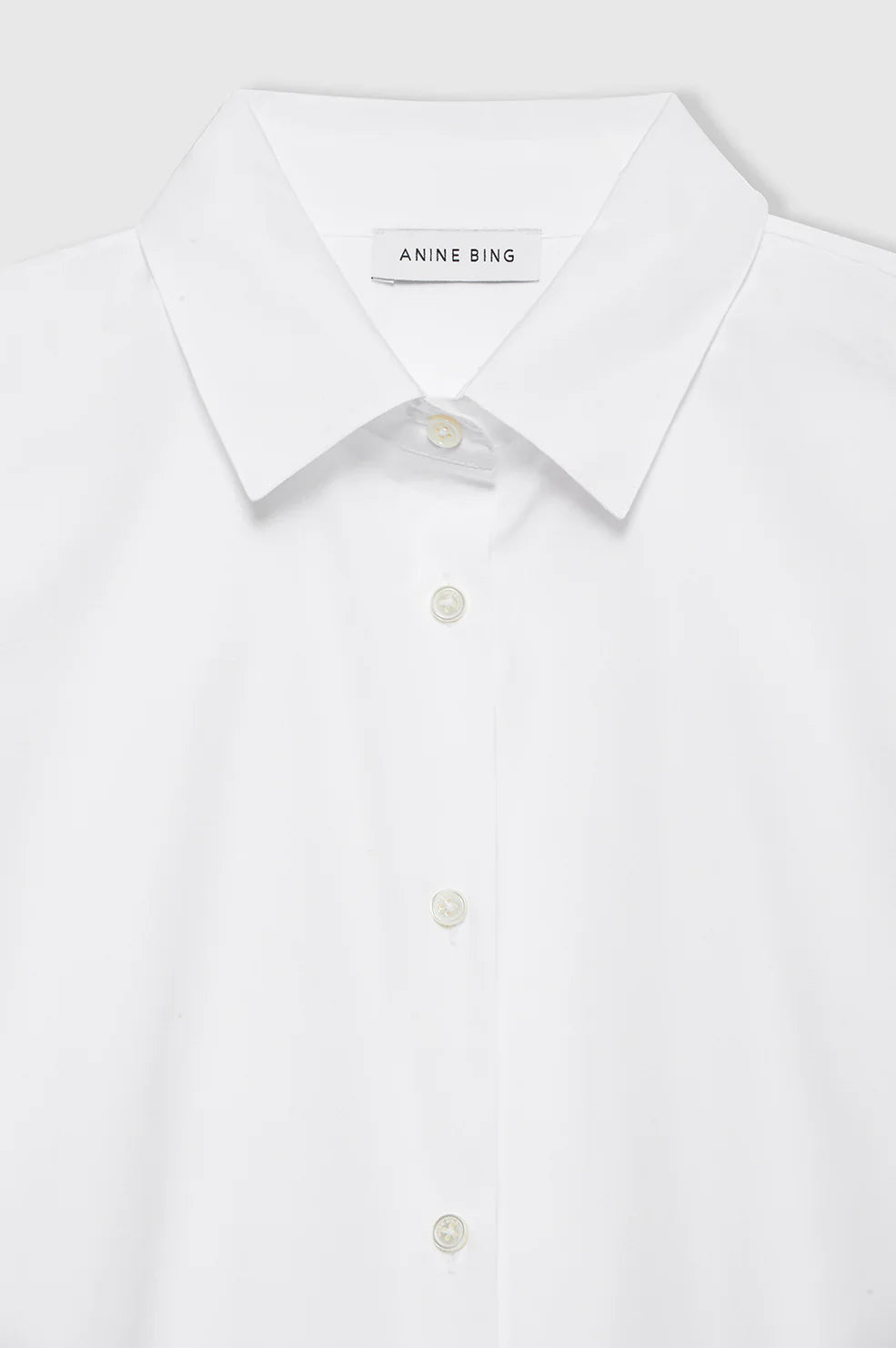 White Essie Button Down Shirt