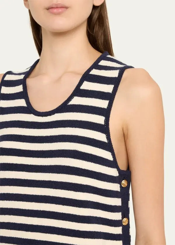 Navy Stripe Mariner Sweater Tank