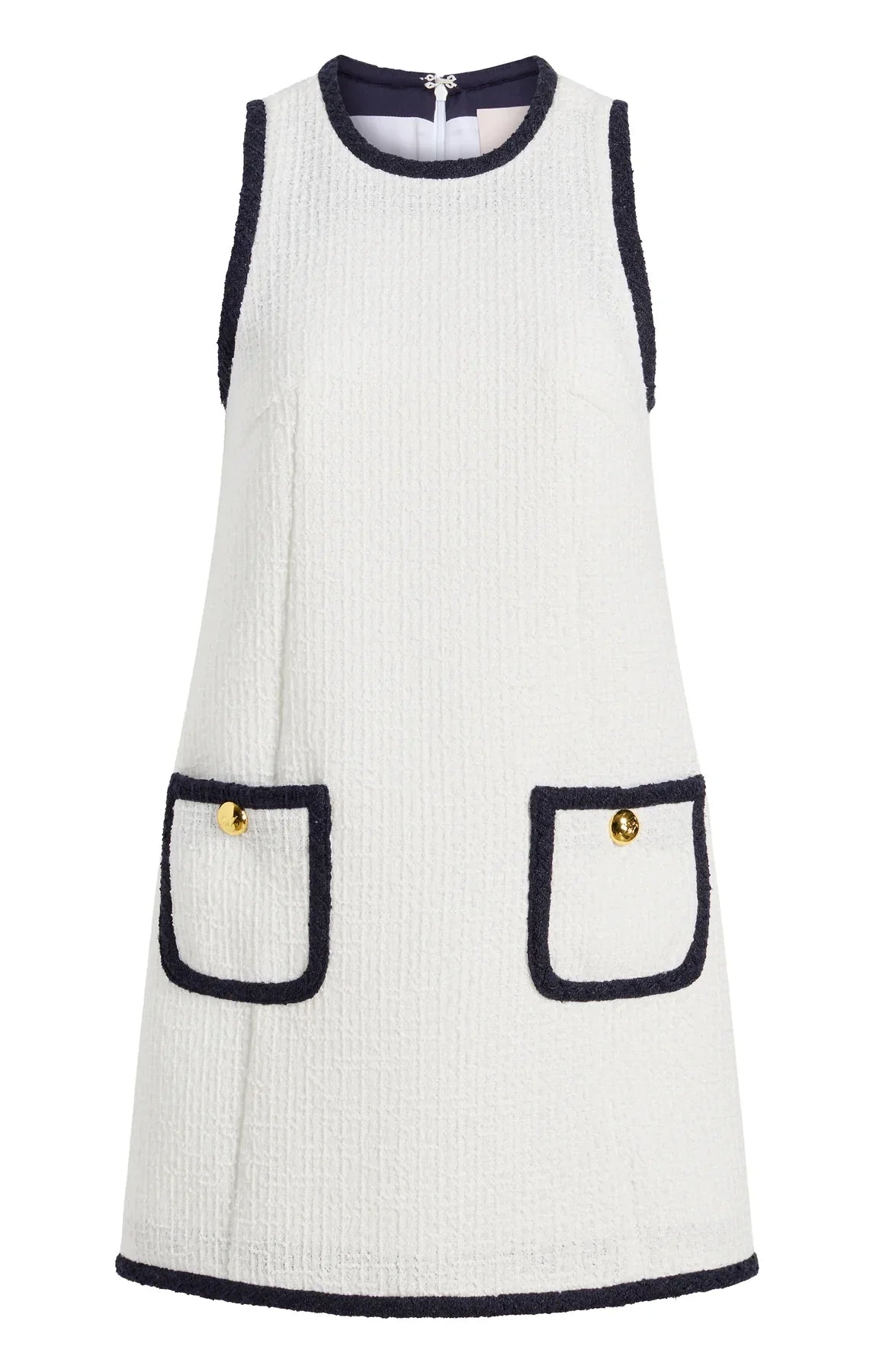 White Contrast Auden Mini Dress