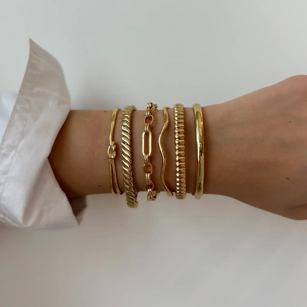 Gold Sofia Cuff Bracelet
