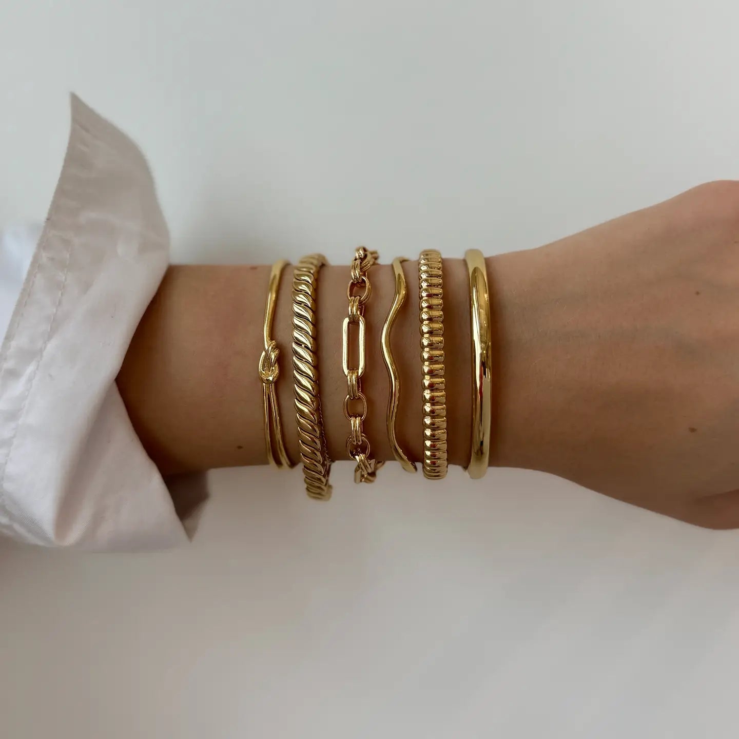 Gold Sofia Cuff Bracelet