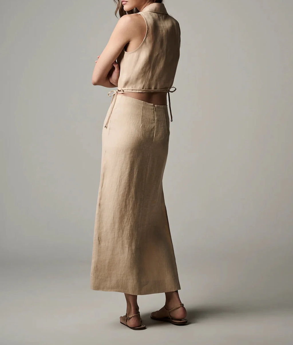Wheat Crawford Midi Skirt