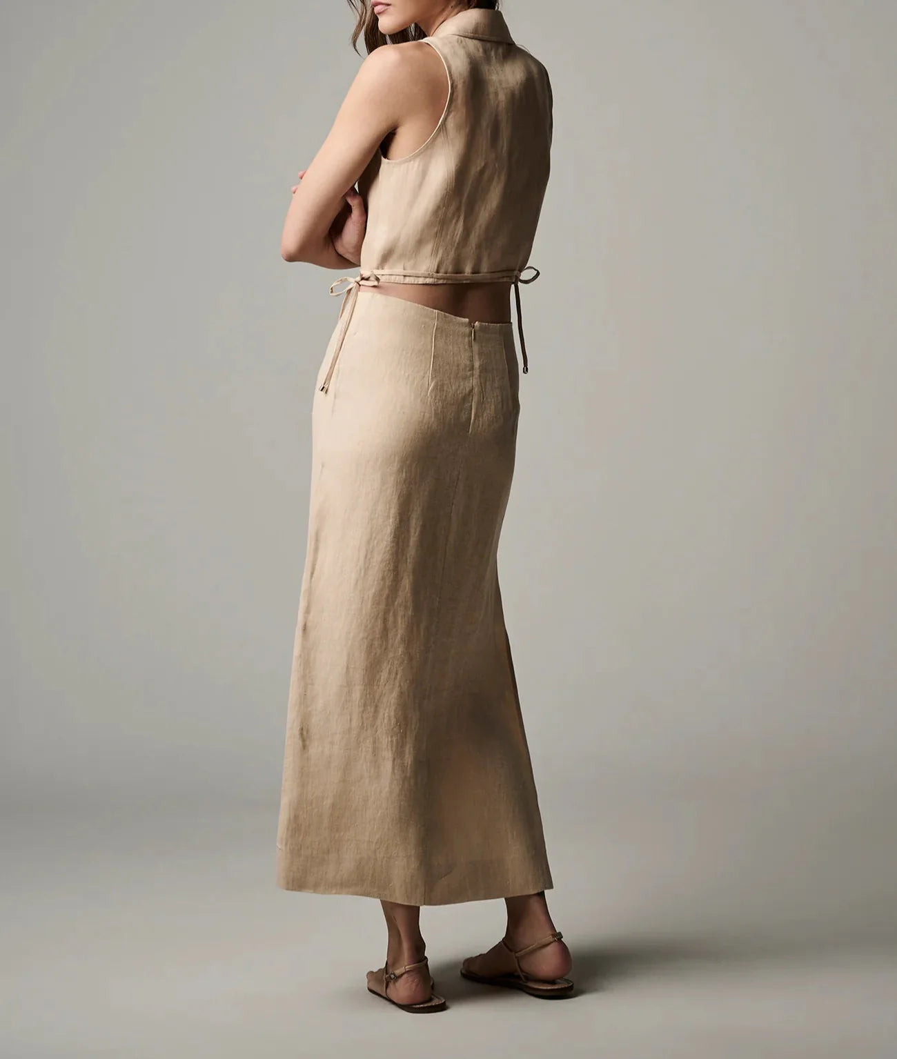 Wheat Crawford Midi Skirt