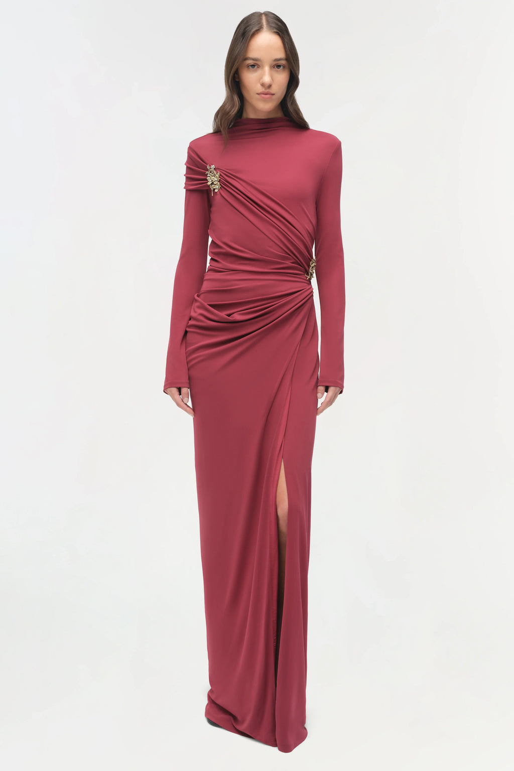 Cranberry Izadora Midi Dress