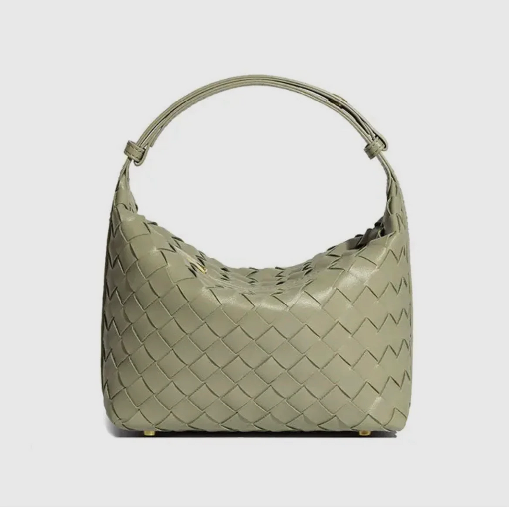 Olive Wallace Leather Shoulder Bag