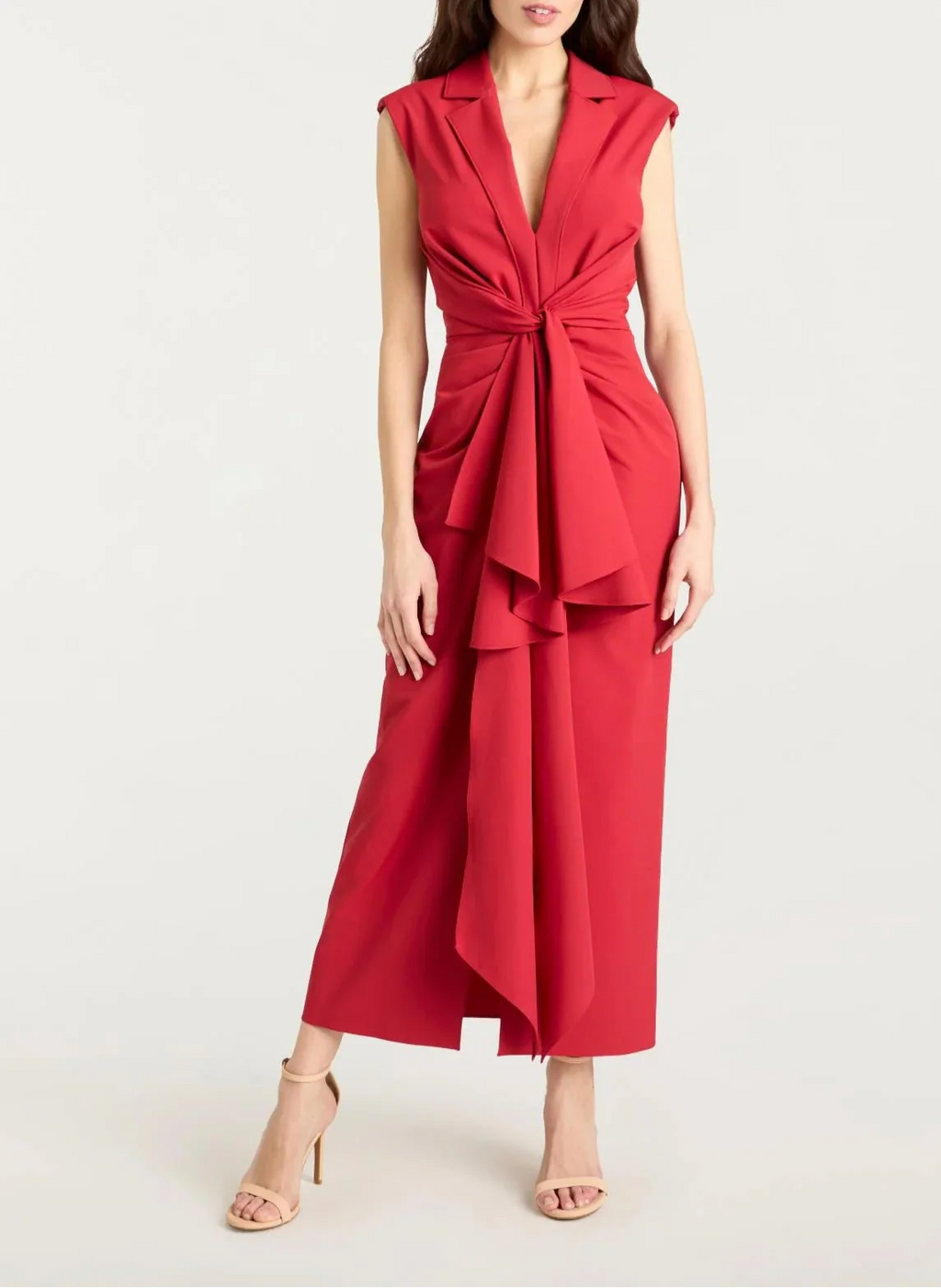 Bordeaux Padma Midi Dress