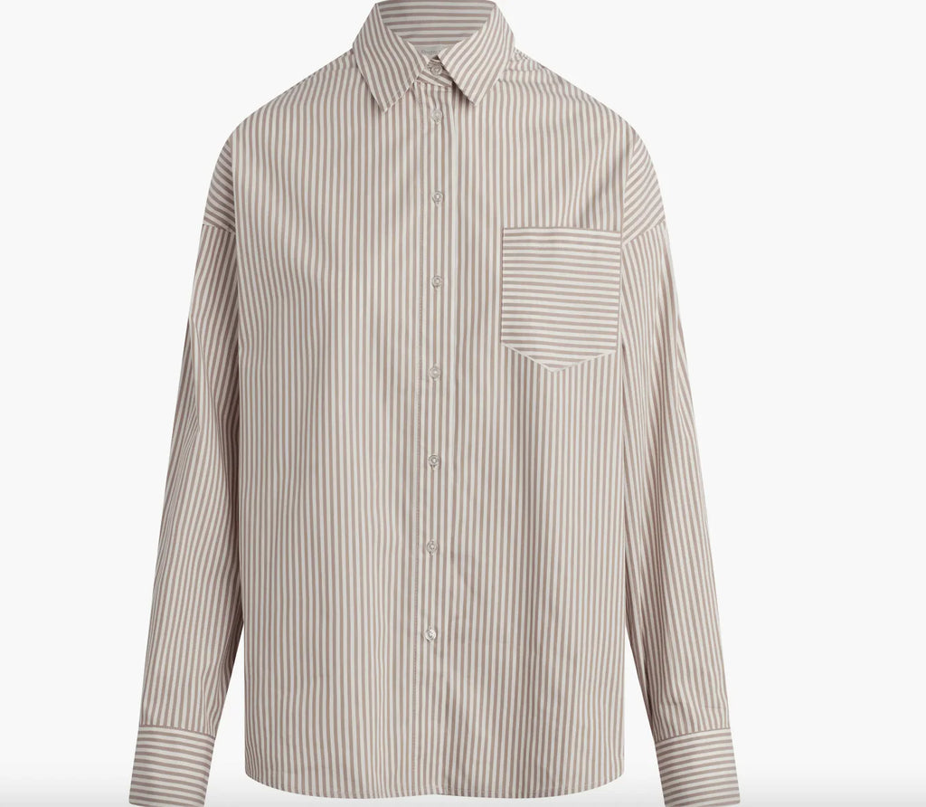 Mocha Stripe Beau Shirt