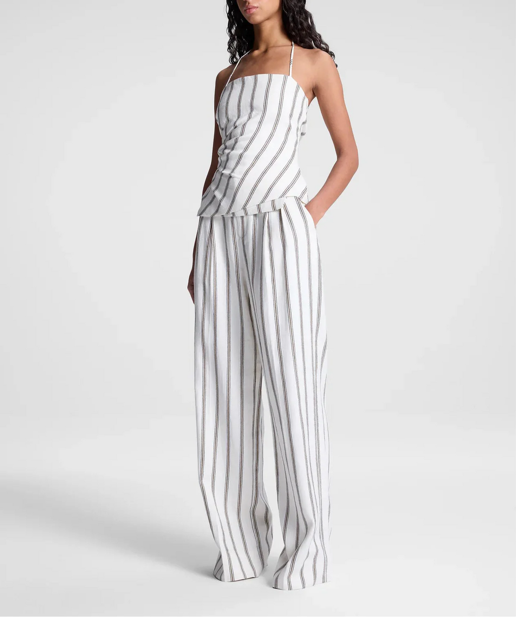 Cream Stripe Charlotte Top