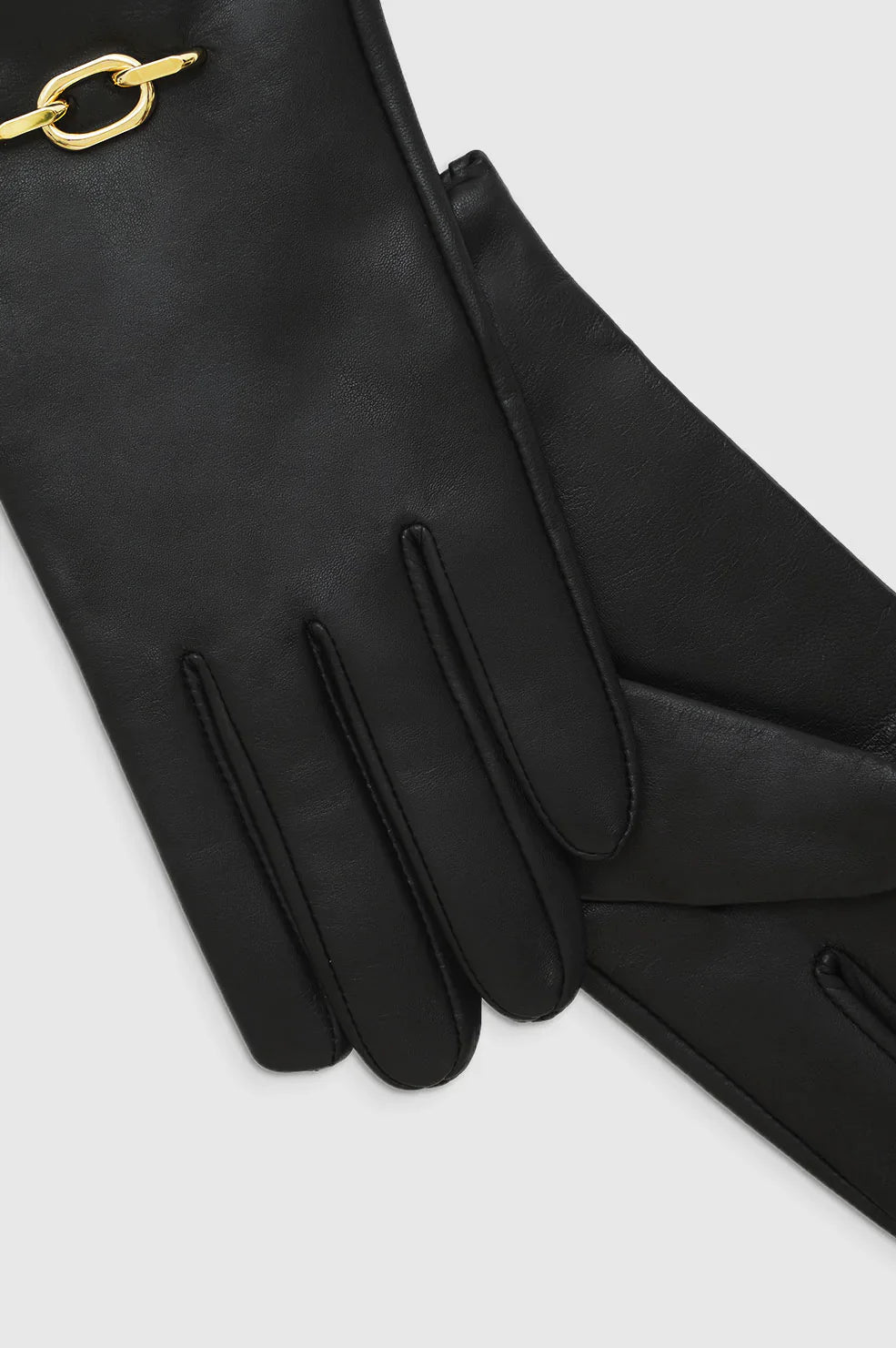 Black Signature Link Gloves