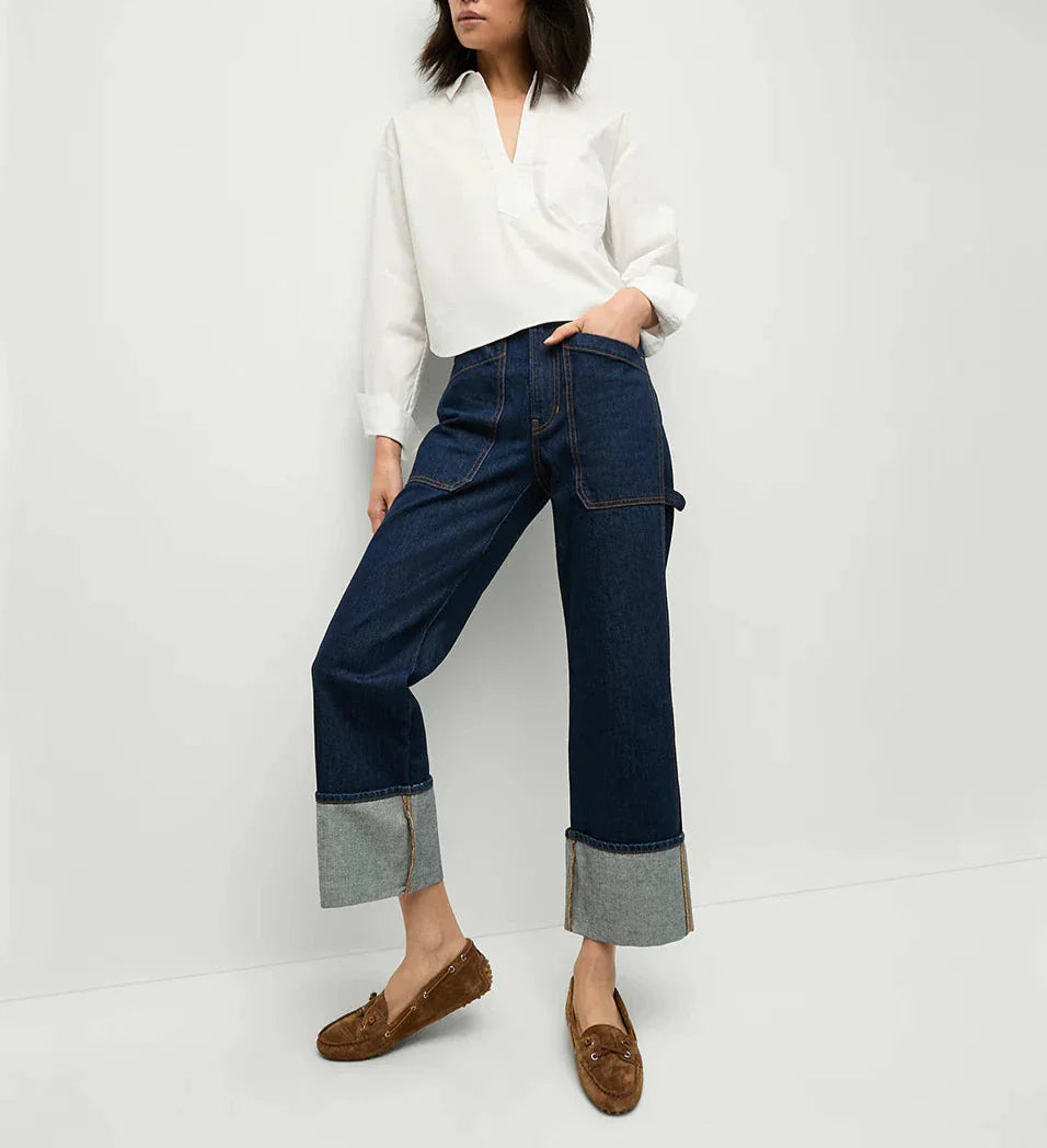 Indigo Dylan High Rise Straight Leg