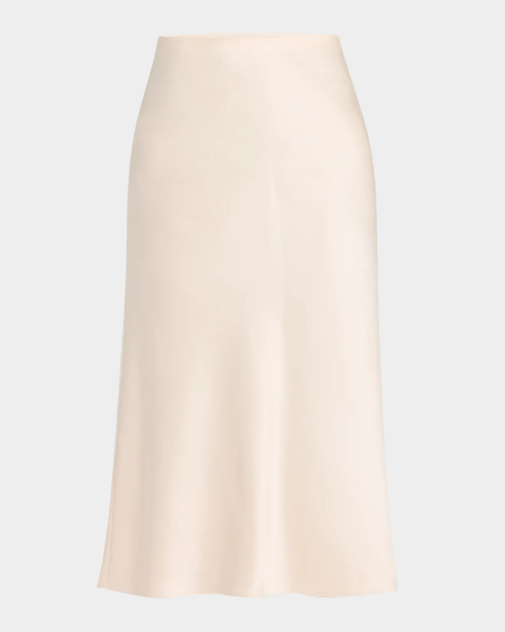 Cream Maeve Mid-Length Slip Skirt
