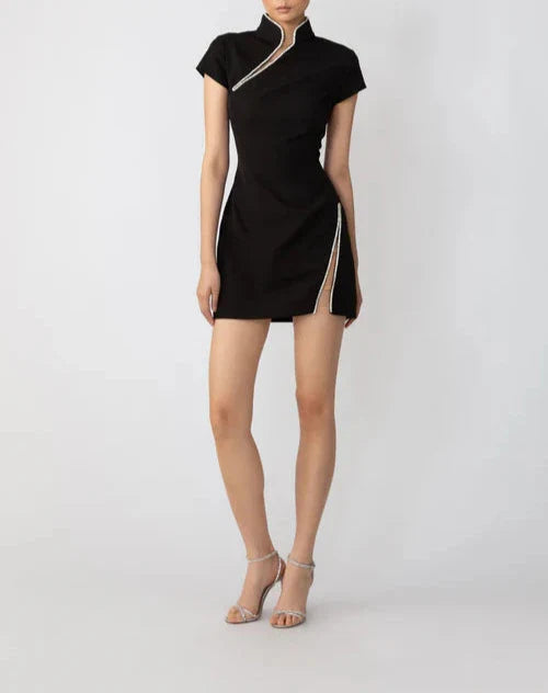Black Ingrid Mini Dress