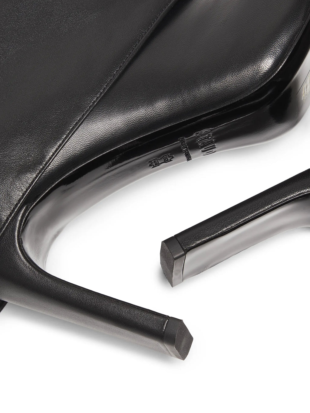 Black Wally Foldover High Heel Boot