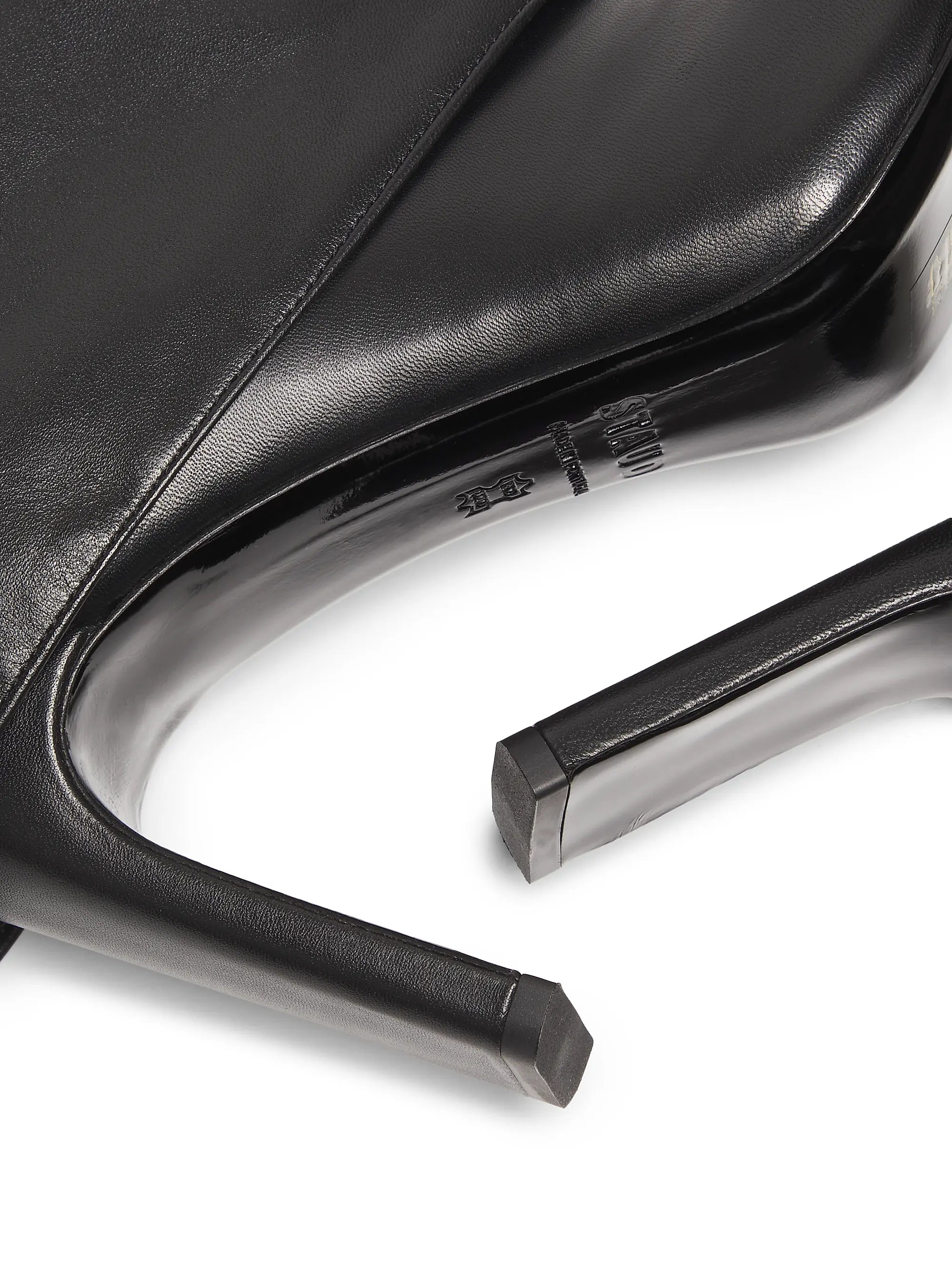 Black Wally Foldover High Heel Boot