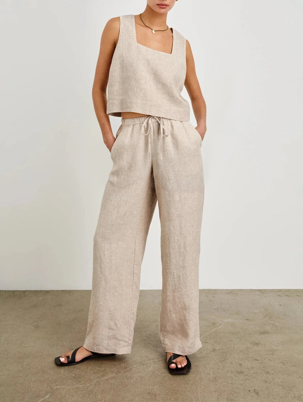 Heathered Flax Akira Top