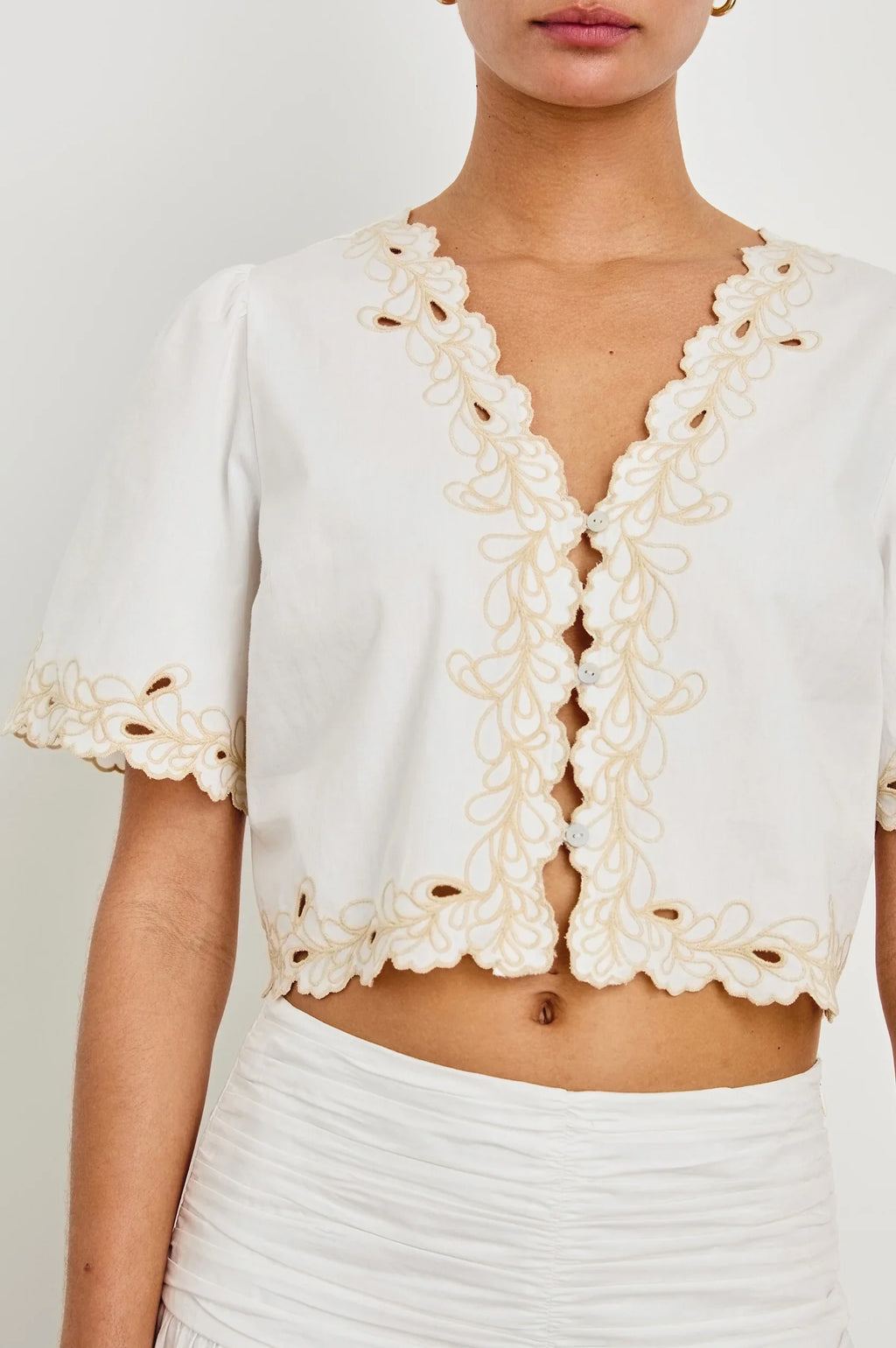 Ivory Cataluna Top
