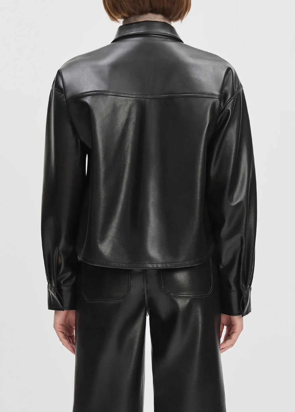 Black Brady Crop Shirt