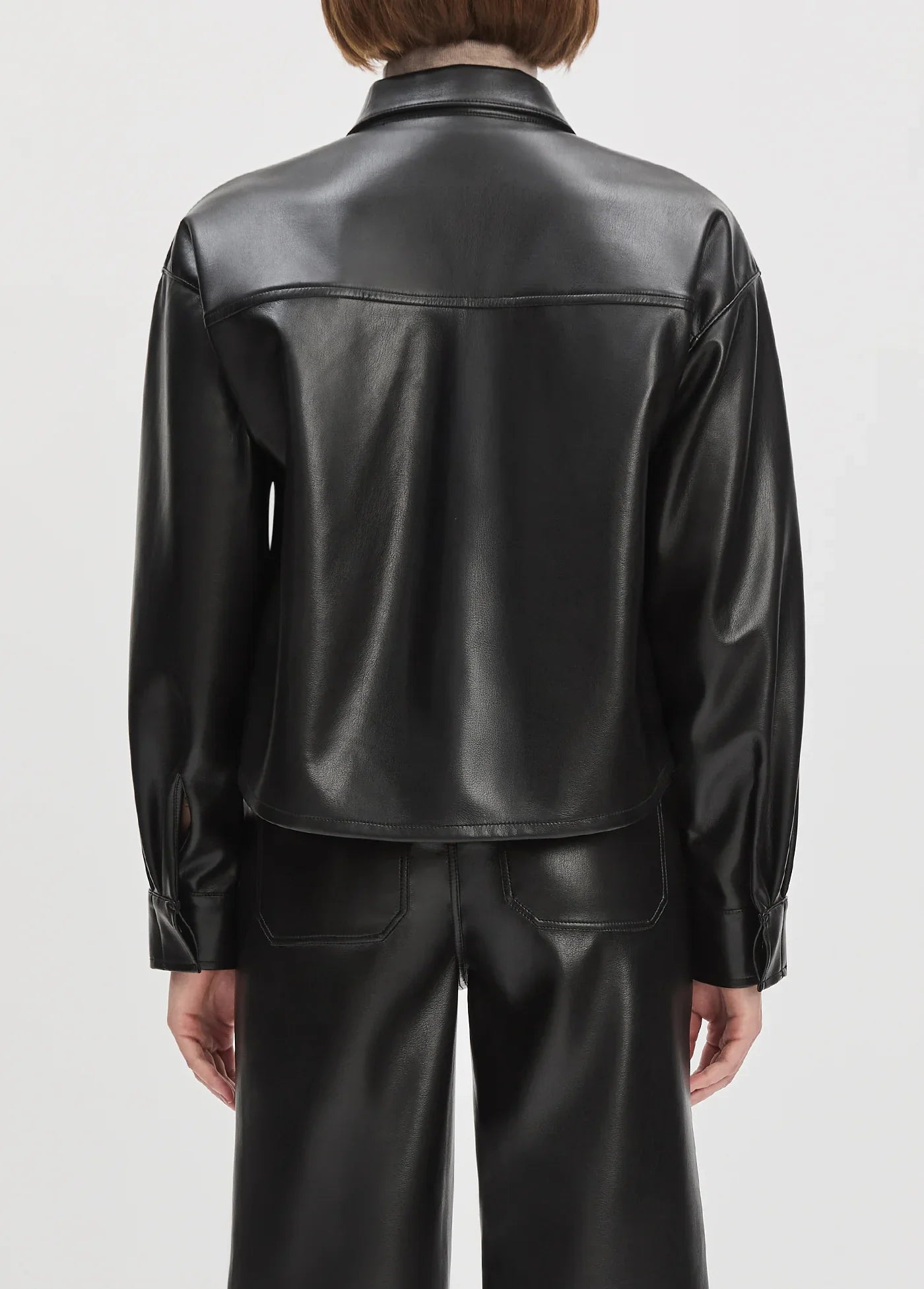 Black Brady Crop Shirt