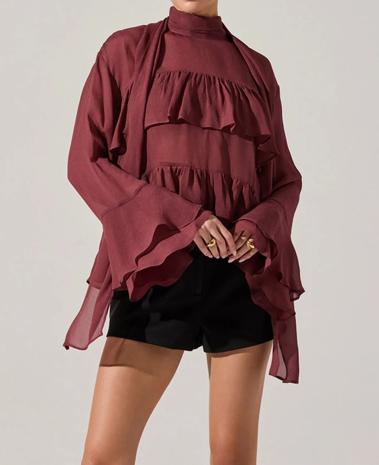 Wine Fae Blouse