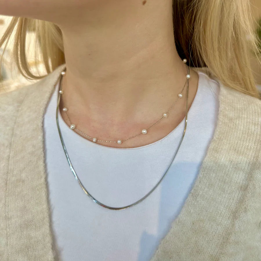 Silver Camille Choker