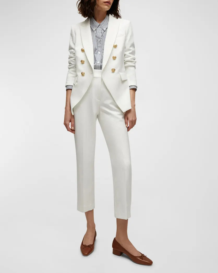 White/Gold Miller Dickey Jacket