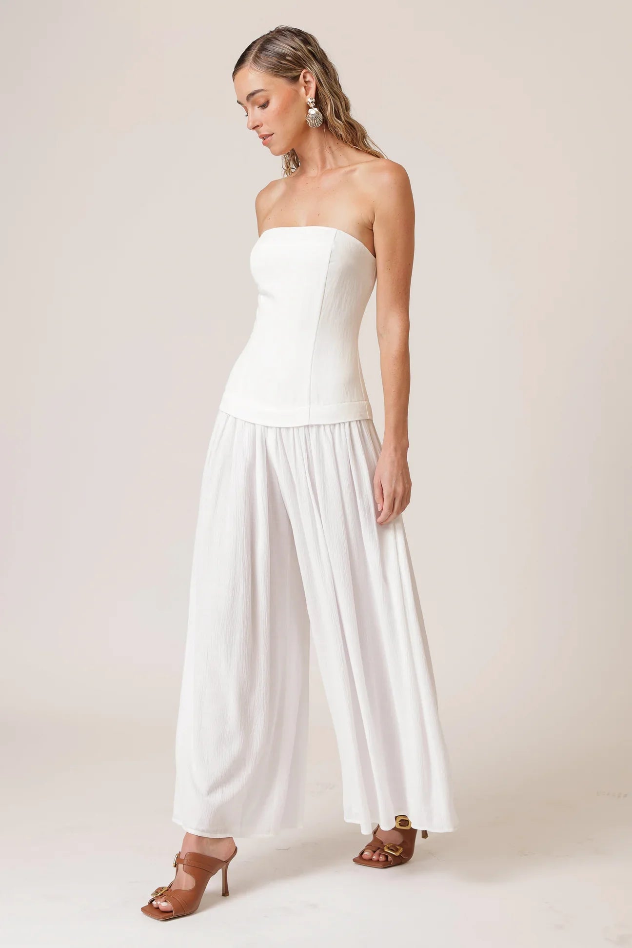 White Theo Jumpsuit
