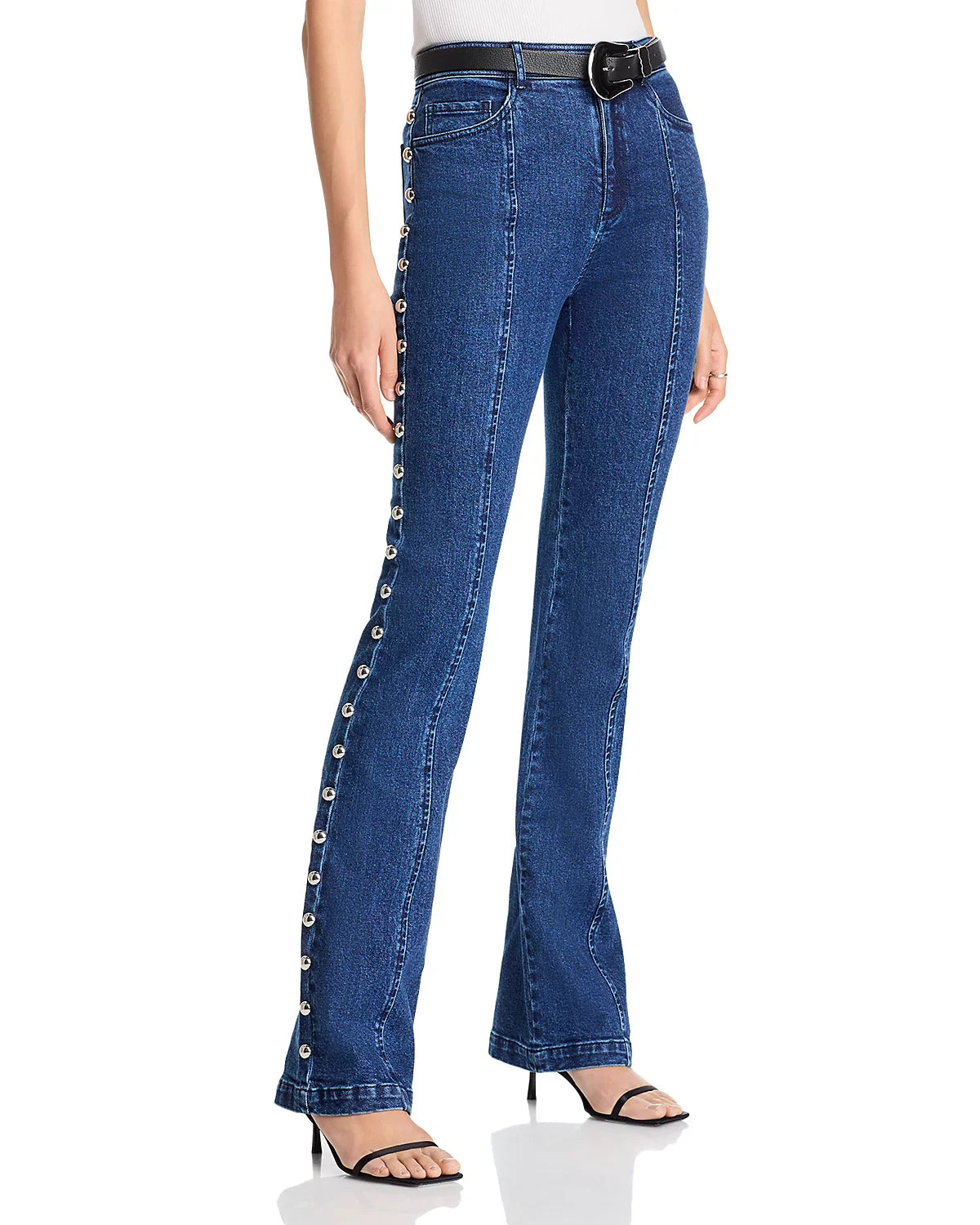 Denim Studded Shailene Pant