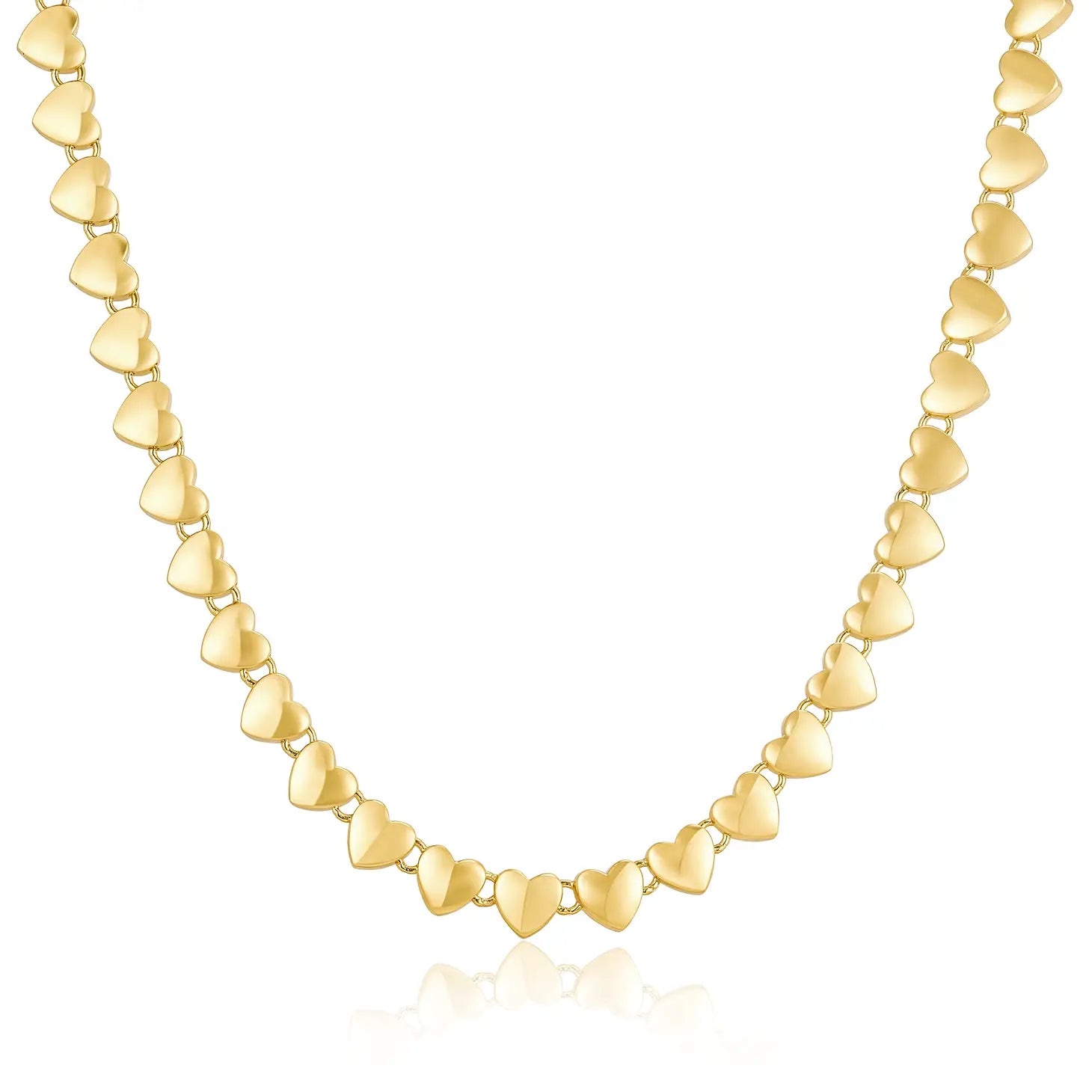 Valentina Heart Chain Necklace