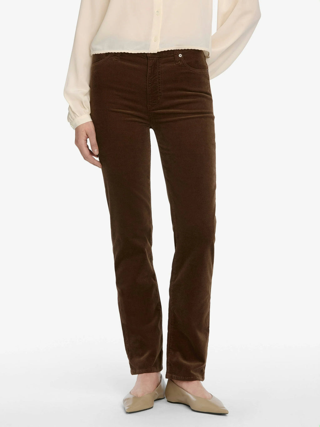 Truffle Coated Le Sleek Straight Pant