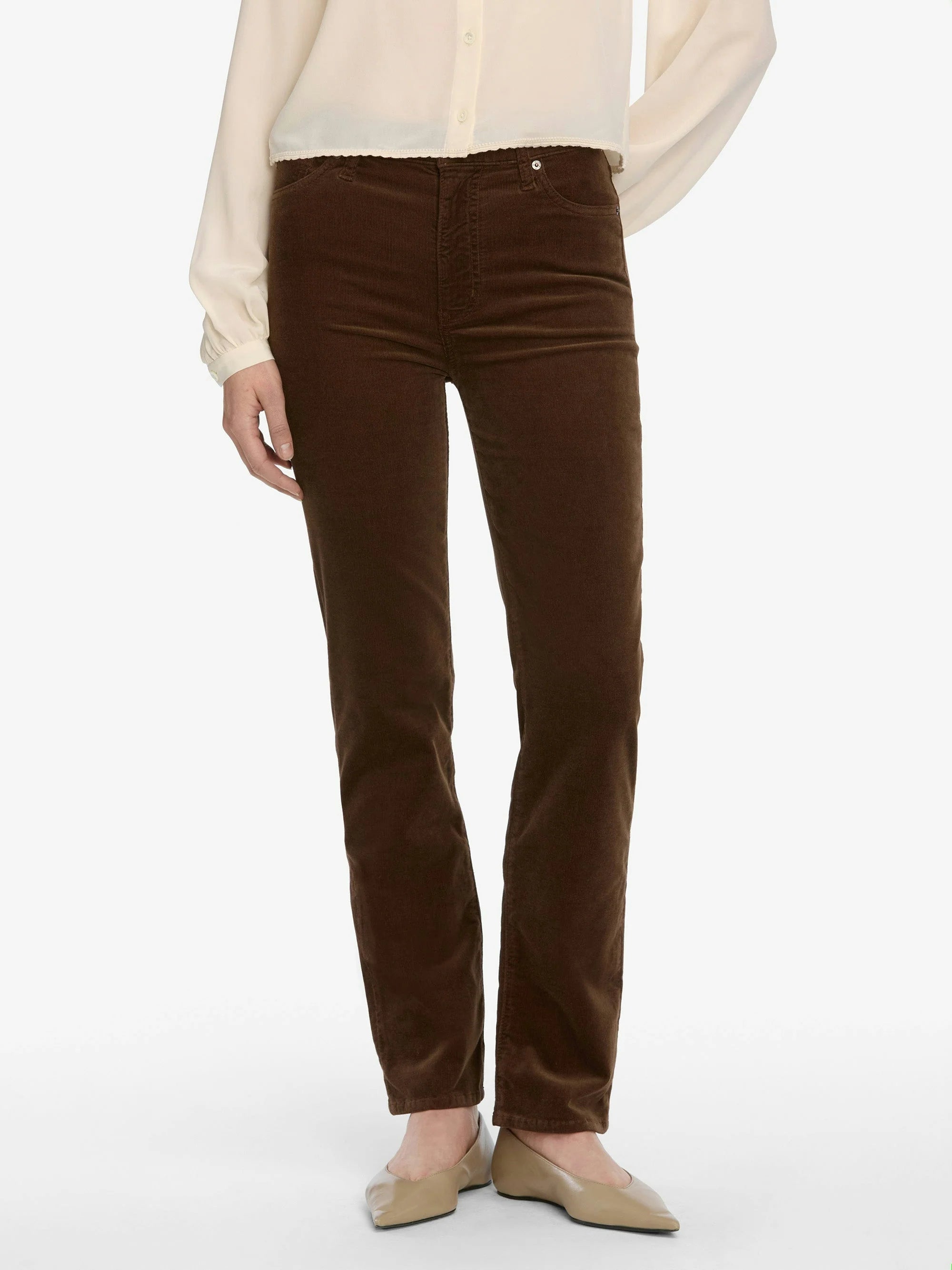 Truffle Coated Le Sleek Straight Pant
