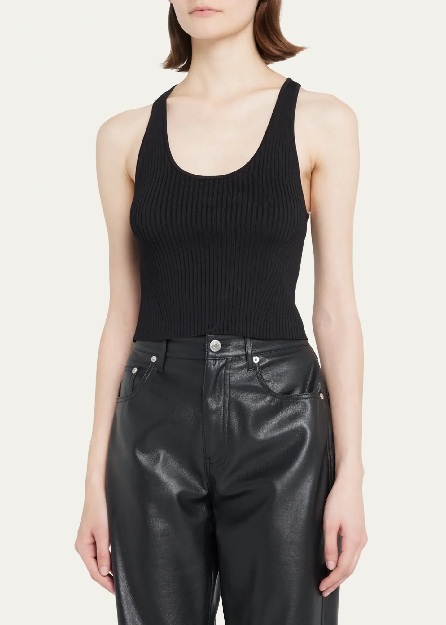 Black Cecilia Crop Top