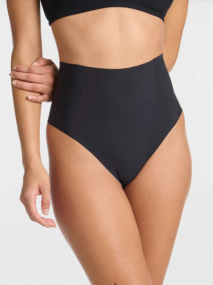 Black Zone Smoothing Thong