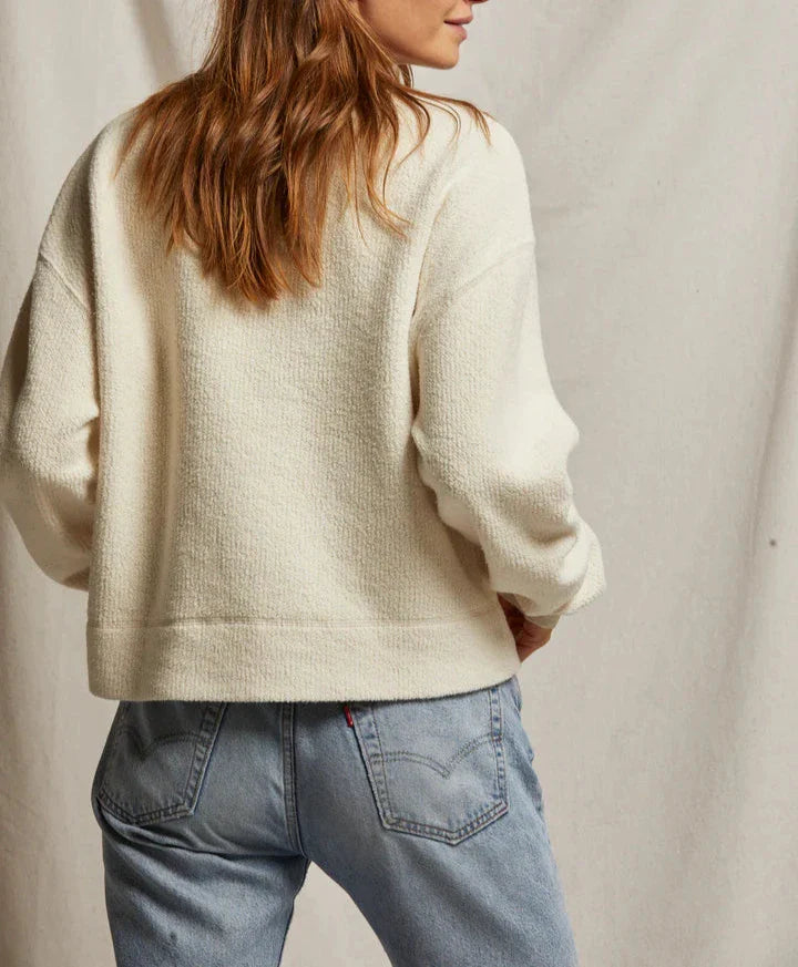 Oatmeal Mayer Fleece Long Sleeve Pullover