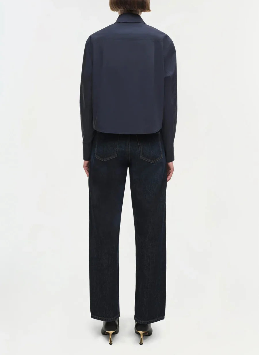 Midnight Renata Cropped Shirt