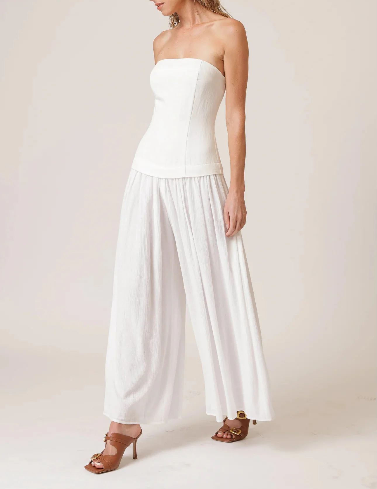 White Theo Jumpsuit