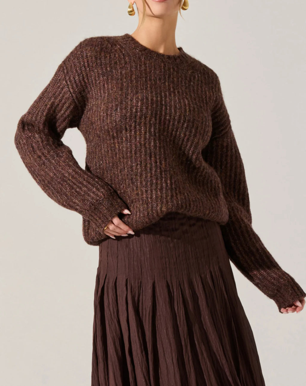 Brown Archer Sweater
