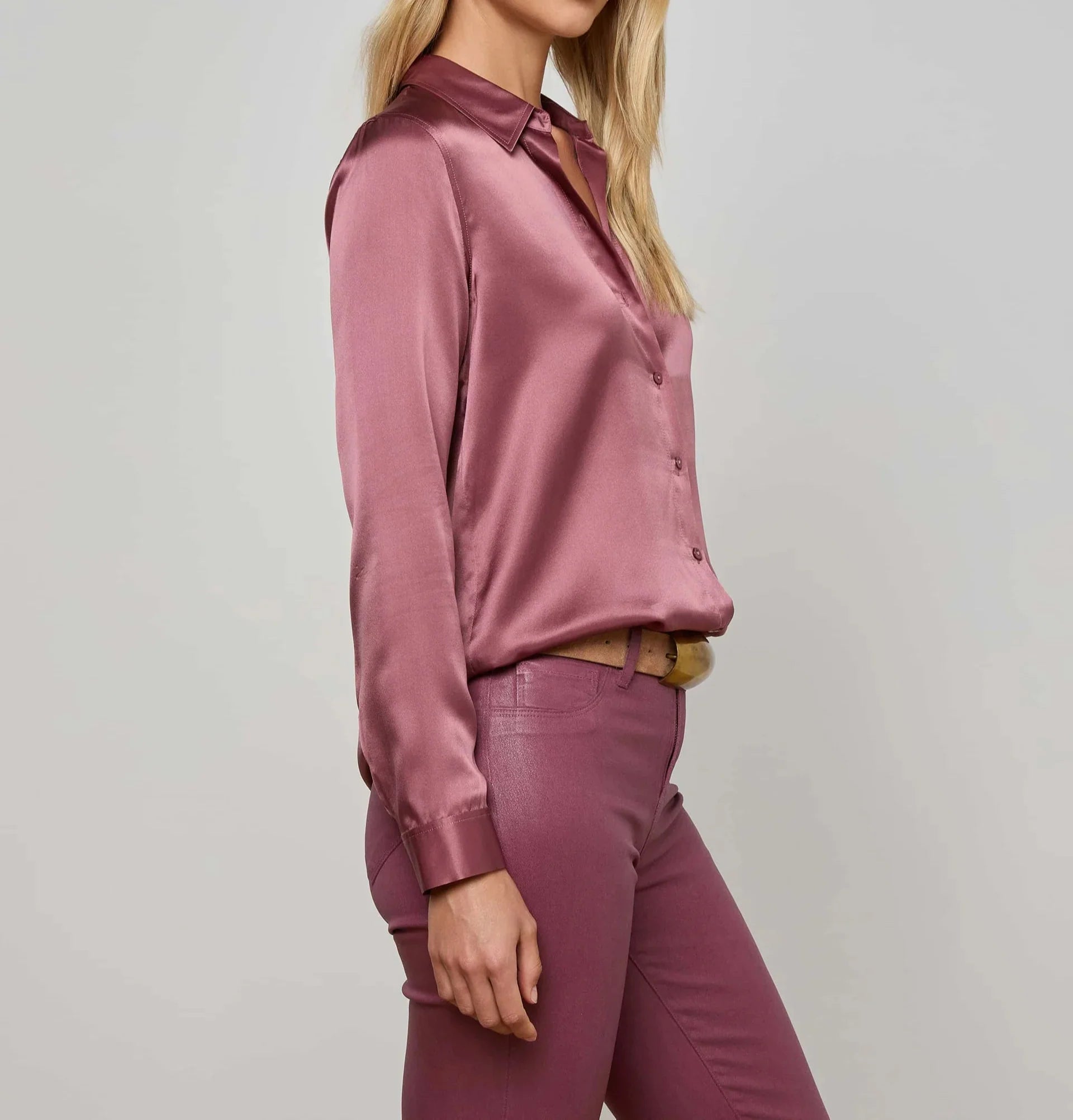 Dark Mauve Tyler Blouse