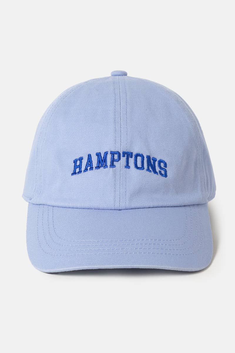 Hamptons Embroidery Hat