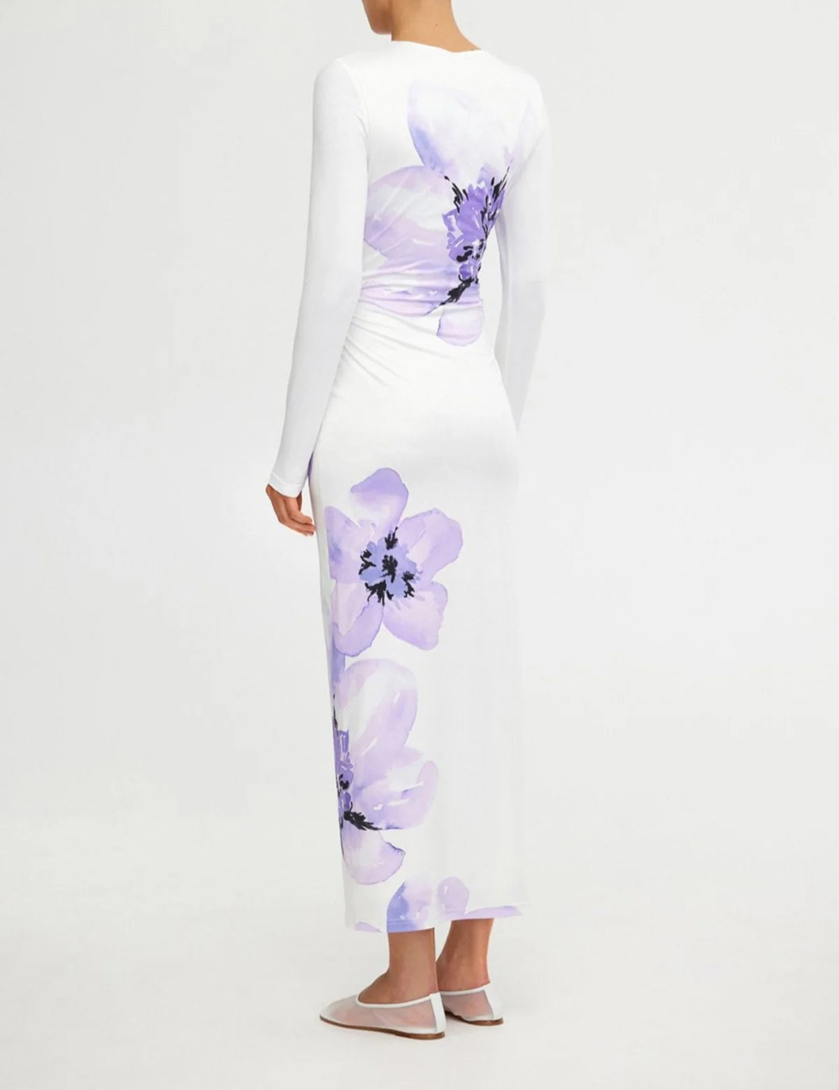 Pearl Botanic Long Sleeve Maxi Dress
