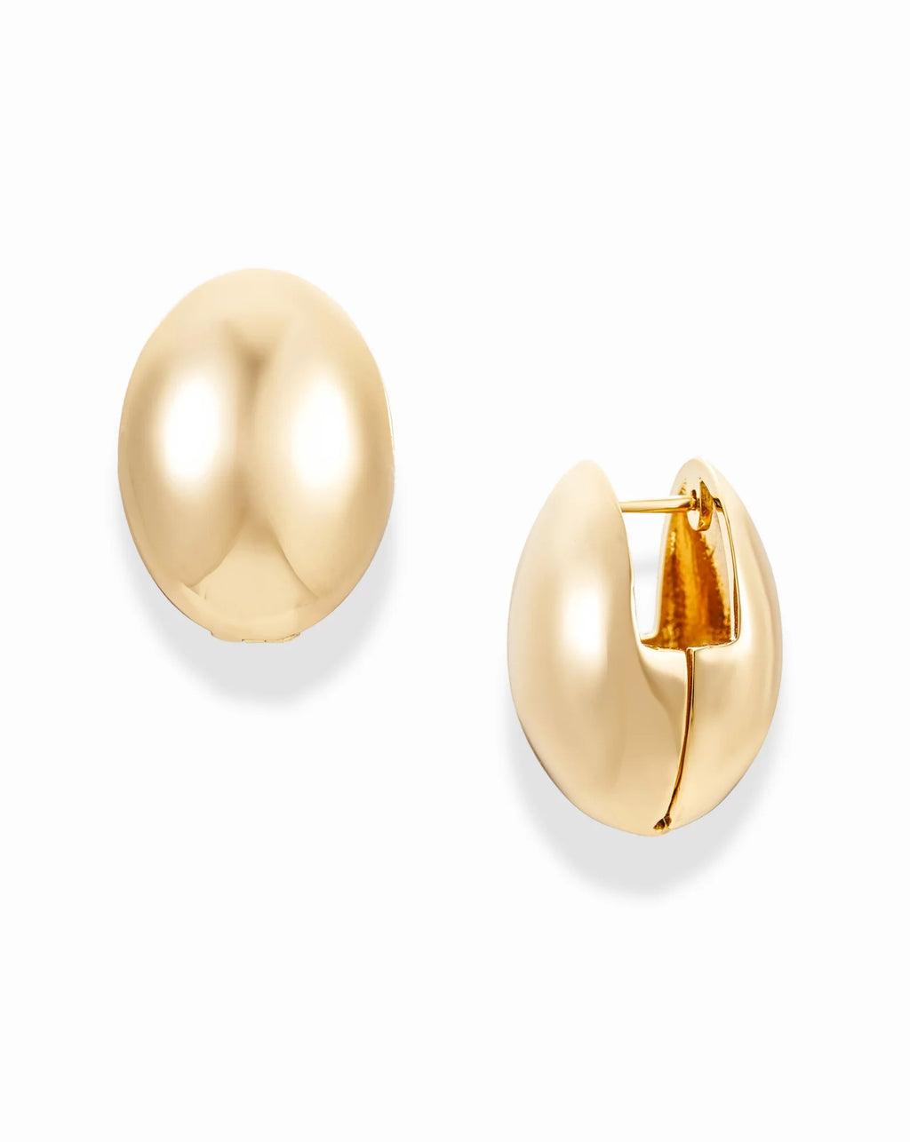 Gold Sadie Dome Hoops
