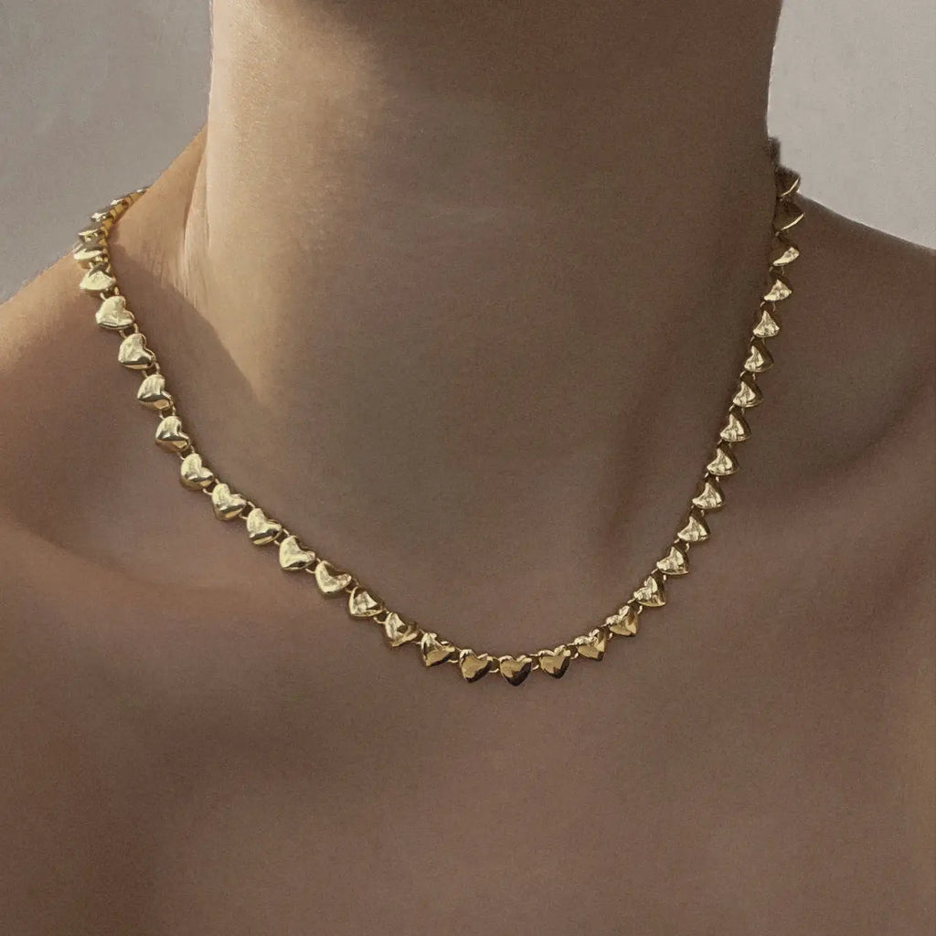 Valentina Heart Chain Necklace