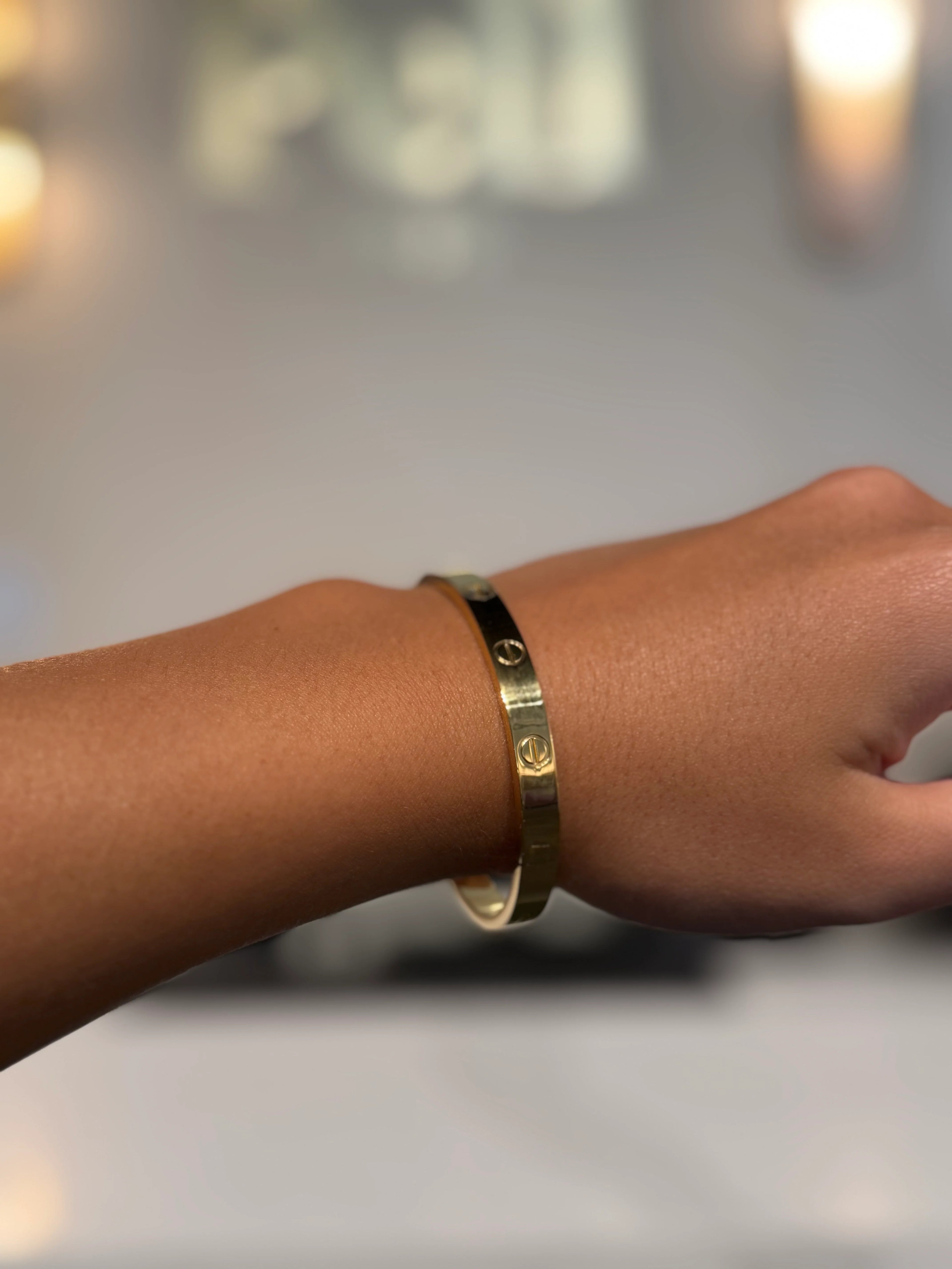 Gold Love Bracelet (no diamond)