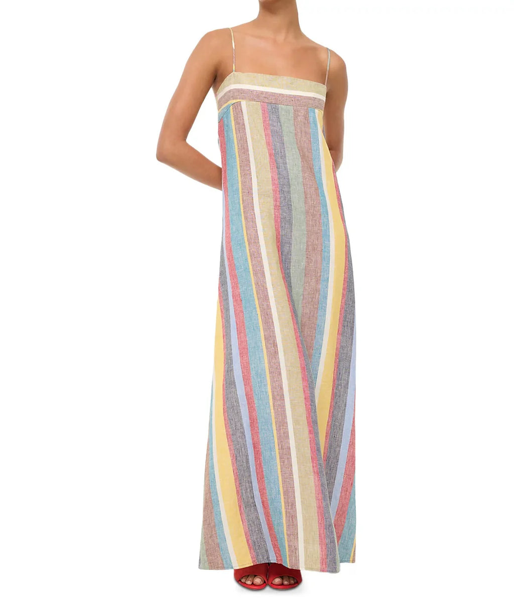 Market Stripe Laura Linen Dress