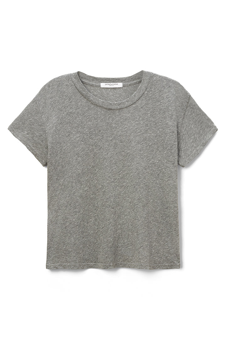 Heather Grey Harley Boxy Crew Tee