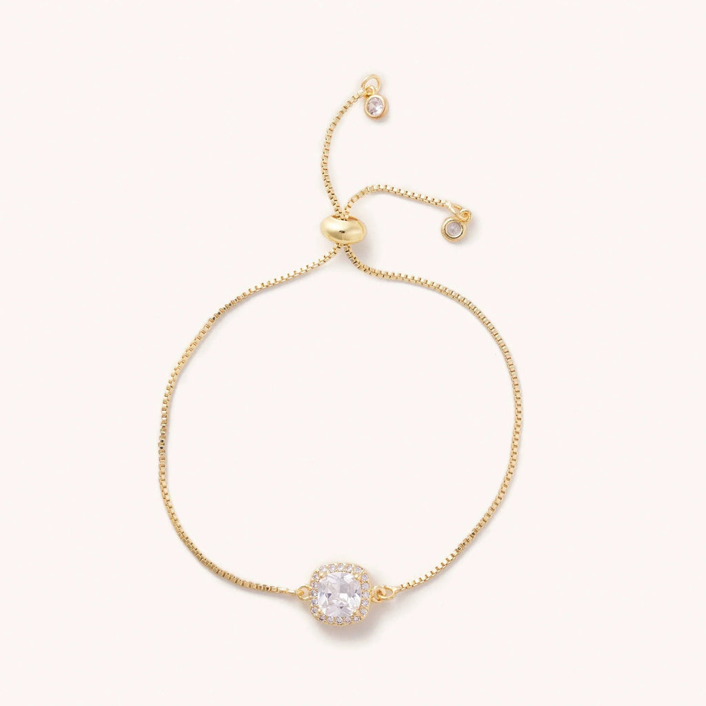 Presley Crystal Gem Slider Bracelet