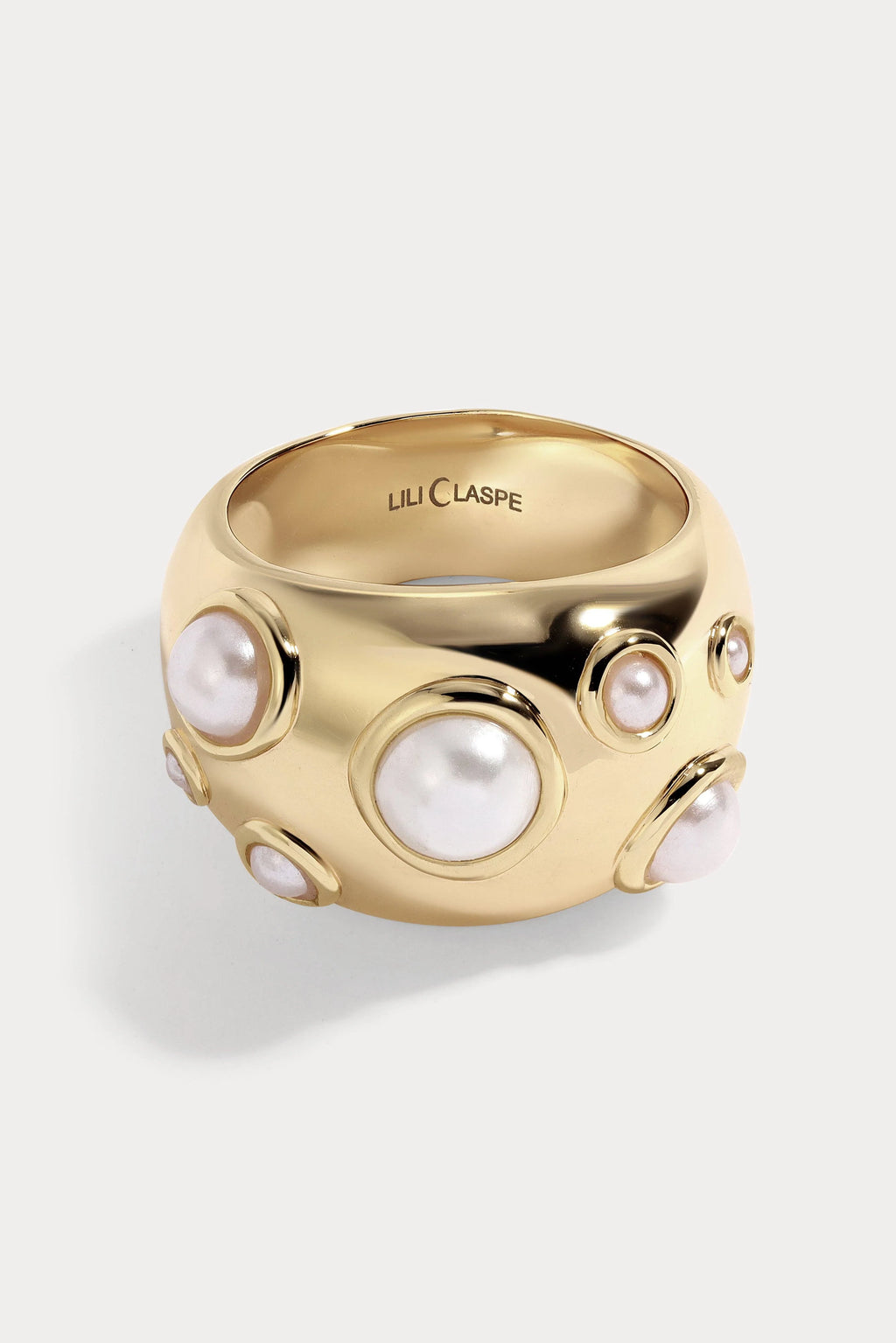 Sloane Dome Pearl Ring