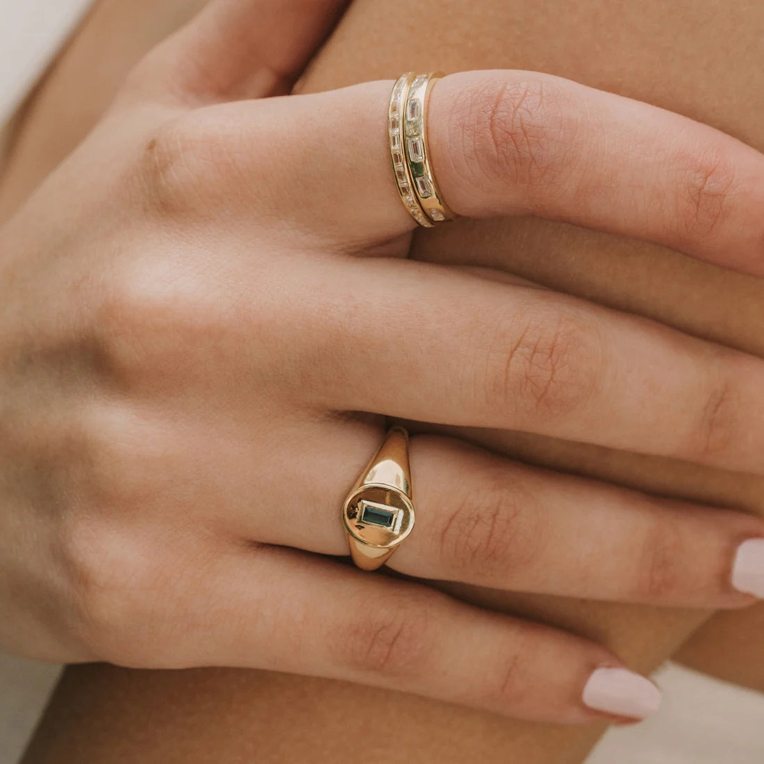 Emerald Dean Statement Ring