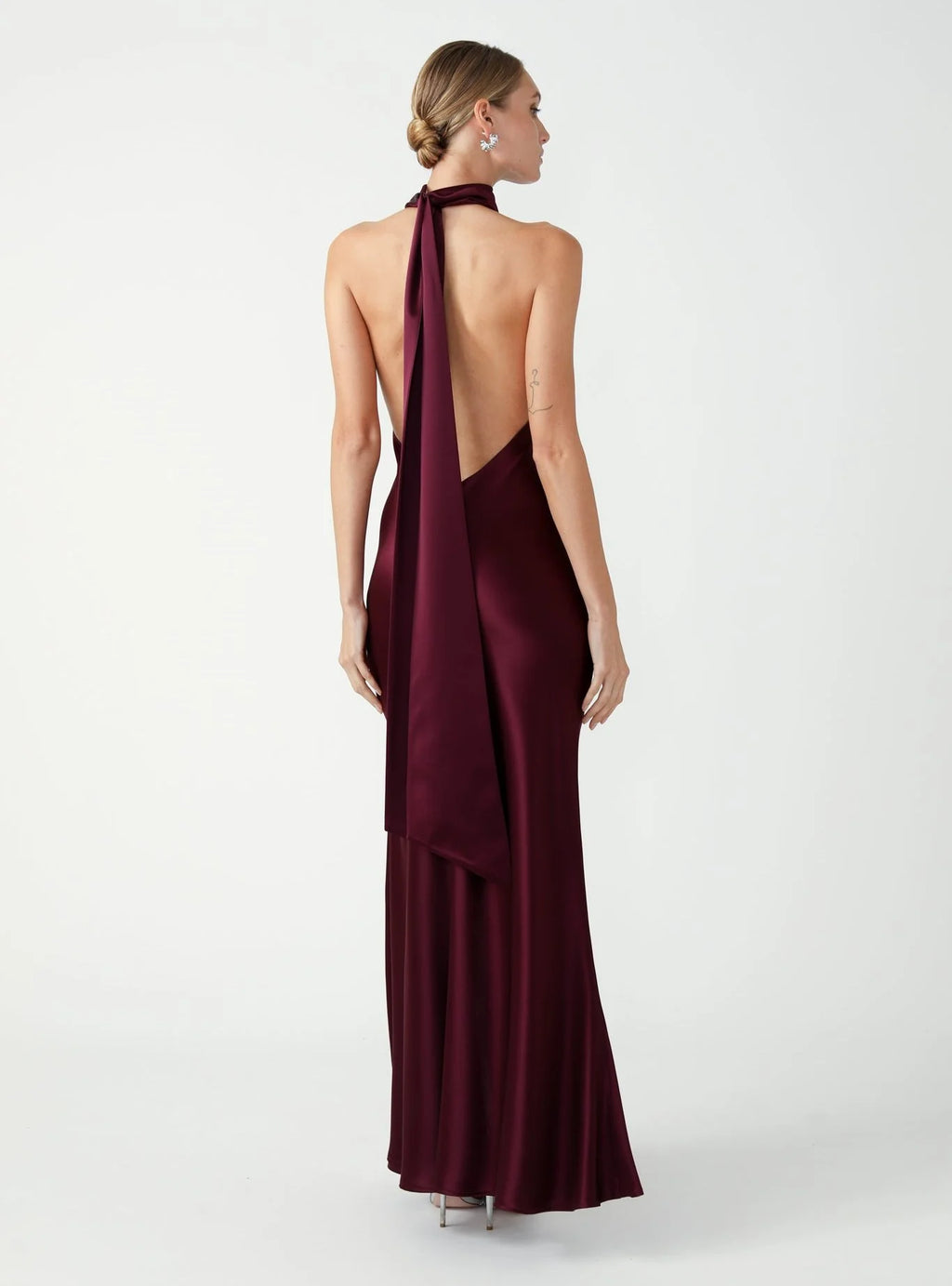 Burgundy Penelope Gown