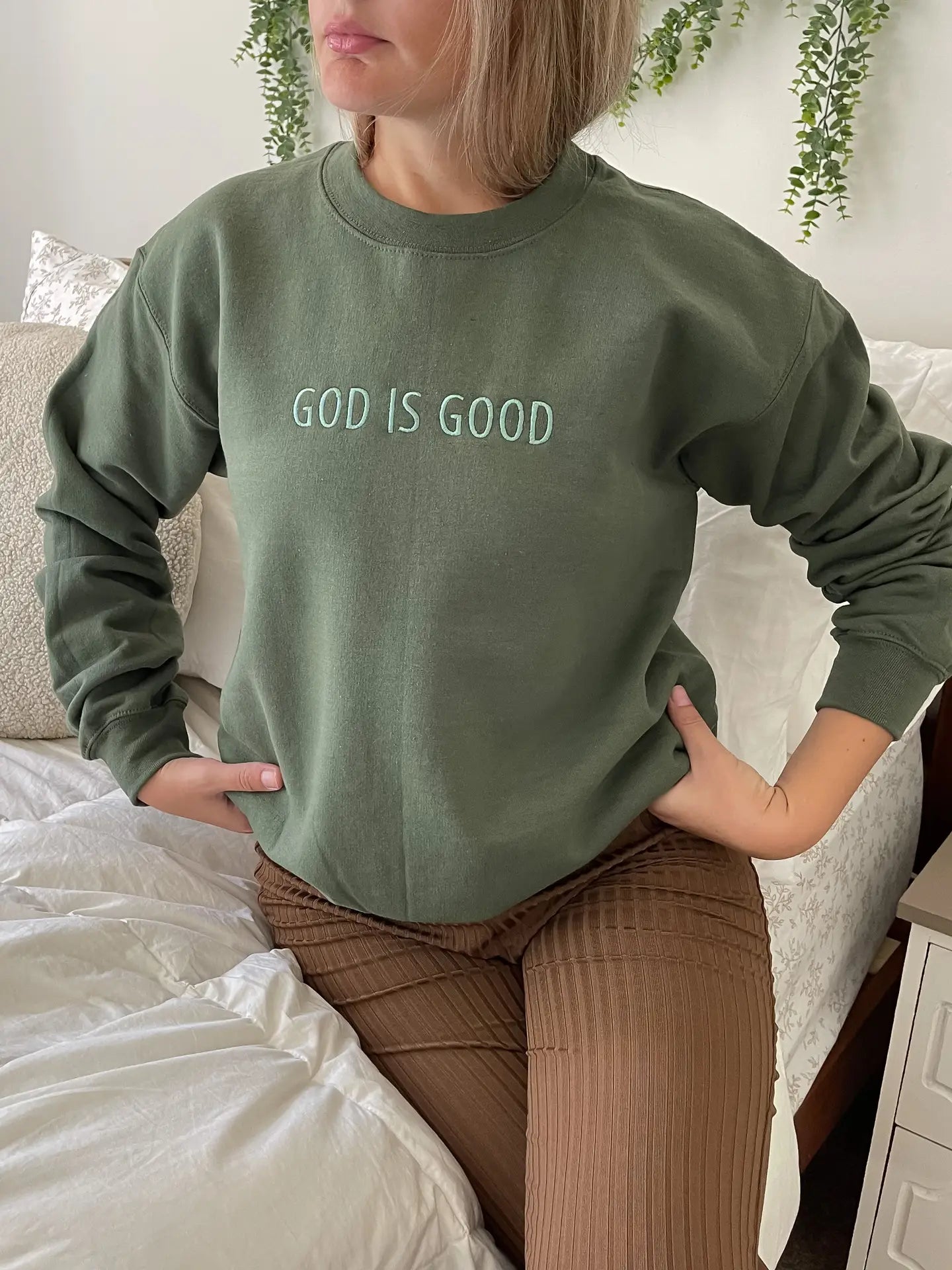 God is Good Crewneck Sweater